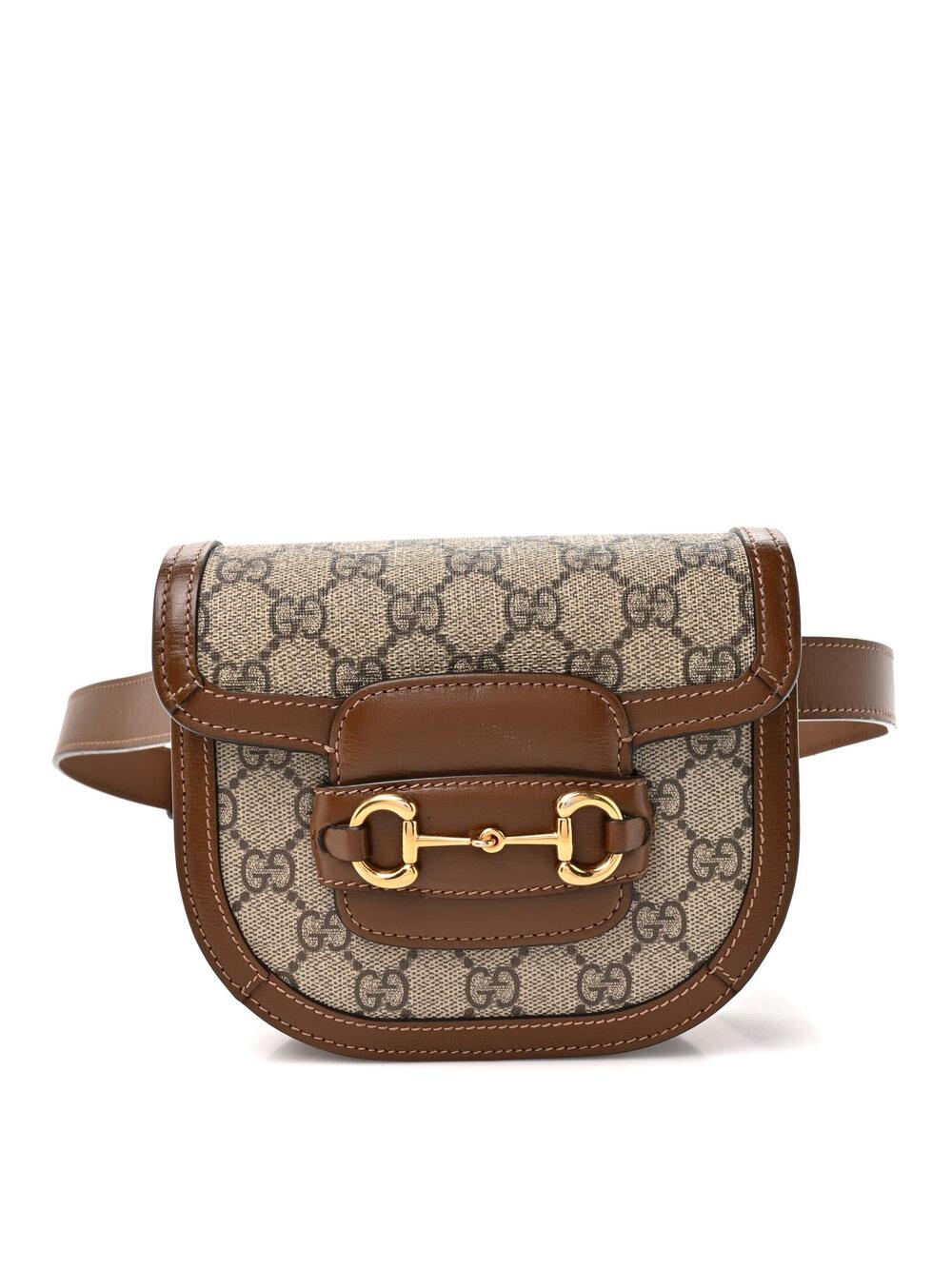 Gucci Gg Supreme Horsebit Belt Bag #369701G10B